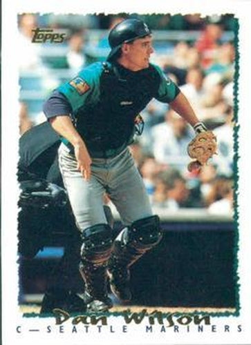 #263 Dan Wilson - Seattle Mariners - 1995 Topps Baseball