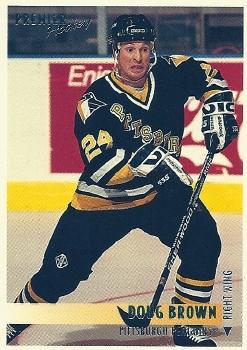 #263 Doug Brown - Pittsburgh Penguins - 1994-95 Topps Premier Hockey