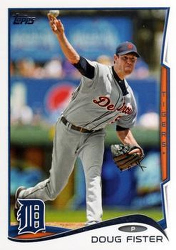 #263 Doug Fister - Detroit Tigers - 2014 Topps Baseball