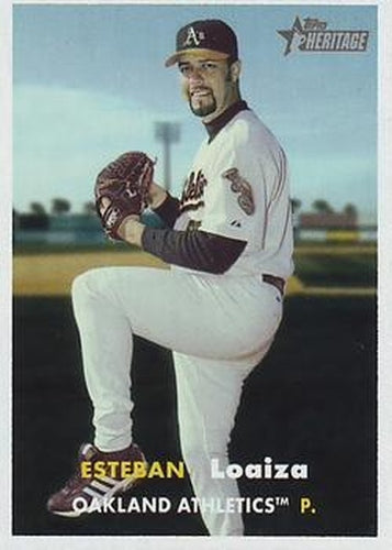 #263 Esteban Loaiza - Oakland Athletics - 2006 Topps Heritage Baseball