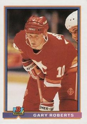 #263 Gary Roberts - Calgary Flames - 1991-92 Bowman Hockey