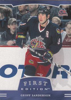 #263 Geoff Sanderson - Columbus Blue Jackets - 2002-03 Be a Player First Edition Hockey