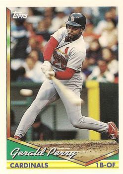 #263 Gerald Perry - St. Louis Cardinals - 1994 Topps Baseball