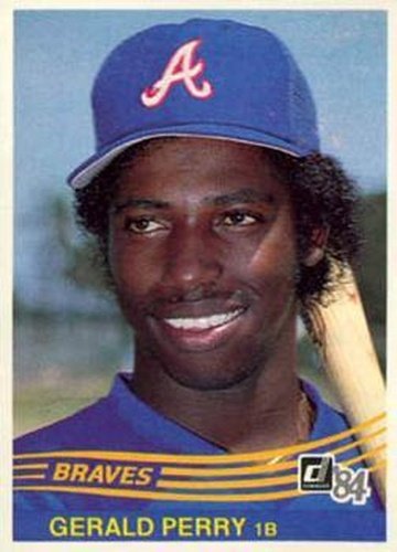 #263 Gerald Perry - Atlanta Braves - 1984 Donruss Baseball