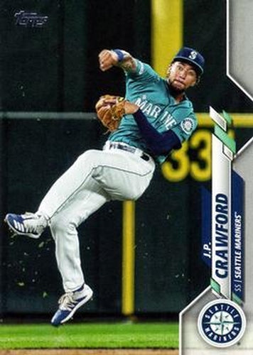 #263 J.P. Crawford - Seattle Mariners - 2020 Topps Baseball