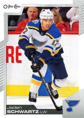 #263 Jaden Schwartz - St. Louis Blues - 2020-21 O-Pee-Chee Hockey