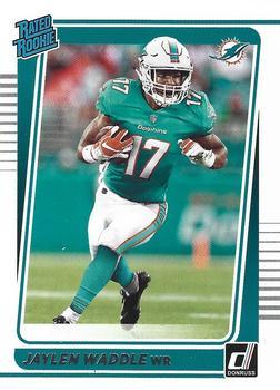 #263 Jaylen Waddle - Miami Dolphins - 2021 Donruss Football
