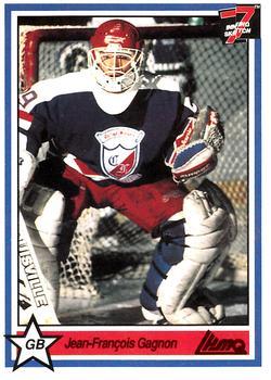 #263 Jean-Francois Gagnon - Longueuil College Francais - 1990-91 7th Inning Sketch QMJHL Hockey