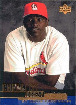 #263 Jose Jimenez - St. Louis Cardinals - 2000 Upper Deck Baseball