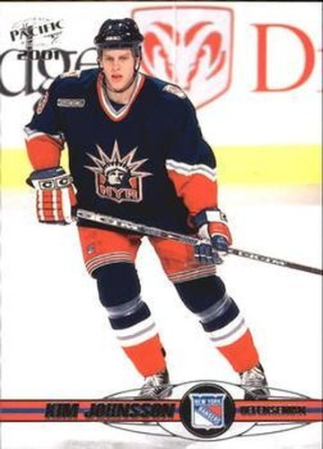 #263 Kim Johnsson - New York Rangers - 2000-01 Pacific Hockey