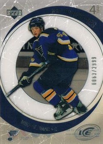 #263 Mike Glumac - St. Louis Blues - 2005-06 Upper Deck Ice Hockey