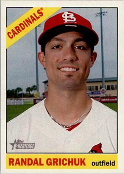 #263 Randal Grichuk - St. Louis Cardinals - 2015 Topps Heritage Baseball