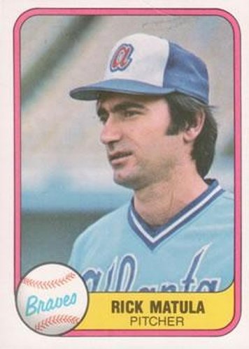 #263 Rick Matula - Atlanta Braves - 1981 Fleer Baseball