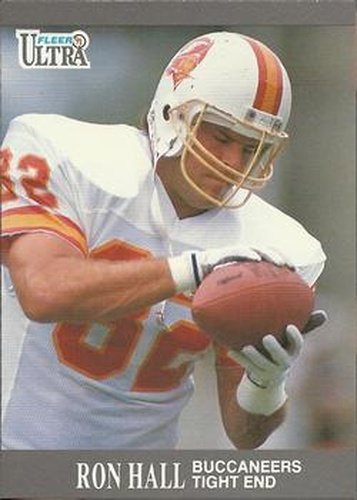 #263 Ron Hall - Tampa Bay Buccaneers - 1991 Ultra Football