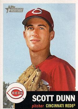 #263 Scott Dunn - Cincinnati Reds - 2002 Topps Heritage Baseball