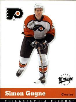 #263 Simon Gagne - Philadelphia Flyers - 2000-01 Upper Deck Vintage Hockey