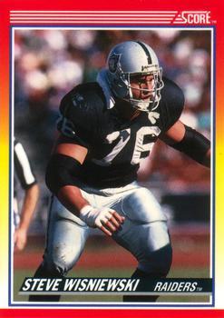 #263 Steve Wisniewski - Los Angeles Raiders - 1990 Score Football