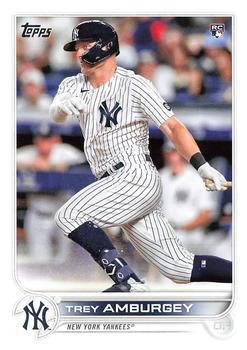 #263 Trey Amburgey - New York Yankees - 2022 Topps Baseball