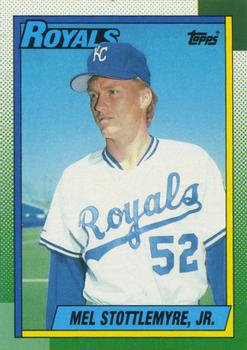 #263 Mel Stottlemyre Jr. - Kansas City Royals - 1990 Topps Baseball