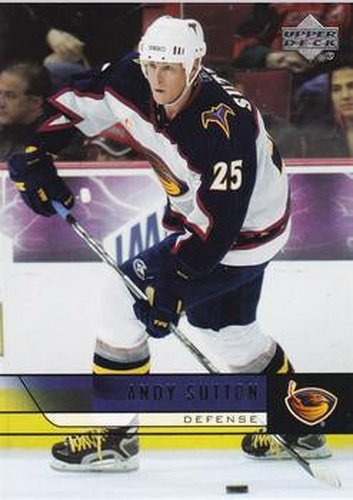 #263 Andy Sutton - Atlanta Thrashers - 2006-07 Upper Deck Hockey