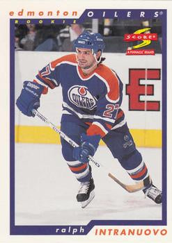 #263 Ralph Intranuovo - Edmonton Oilers - 1996-97 Score Hockey