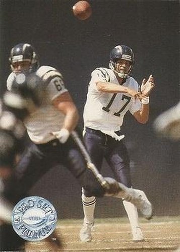 #263 John Friesz - San Diego Chargers - 1991 Pro Set Platinum Football