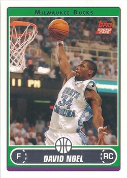 #263 David Noel - Milwaukee Bucks - 2006-07 Topps Basketball