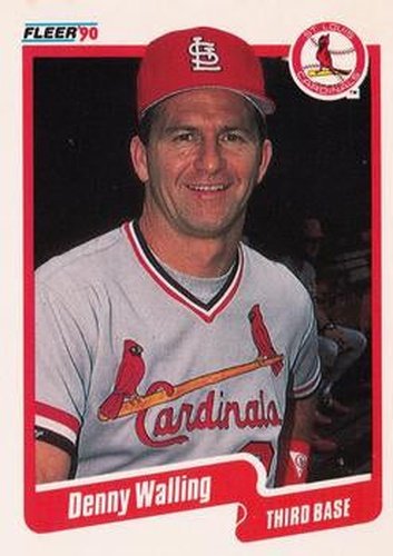 #263 Denny Walling - St. Louis Cardinals - 1990 Fleer USA Baseball
