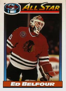 #263 Ed Belfour - Chicago Blackhawks - 1991-92 O-Pee-Chee Hockey