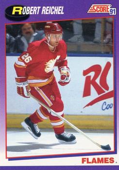 #263 Robert Reichel - Calgary Flames - 1991-92 Score American Hockey