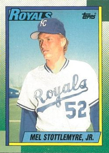 #263 Mel Stottlemyre Jr. - Kansas City Royals - 1990 O-Pee-Chee Baseball