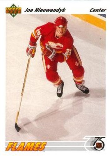 #263 Joe Nieuwendyk - Calgary Flames - 1991-92 Upper Deck Hockey