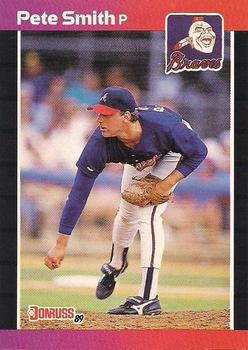 #263 Pete Smith - Atlanta Braves - 1989 Donruss Baseball
