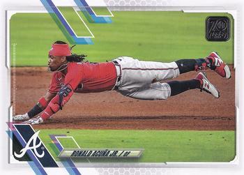 #263 Ronald Acuna Jr. - Atlanta Braves - 2021 Topps Baseball