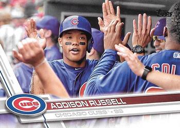 #263b Addison Russell - Chicago Cubs - 2017 Topps Baseball