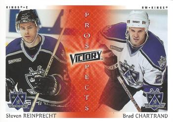#264 Steven Reinprecht / Brad Chartrand - Los Angeles Kings - 2000-01 Upper Deck Victory Hockey
