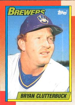 #264 Bryan Clutterbuck - Milwaukee Brewers - 1990 O-Pee-Chee Baseball