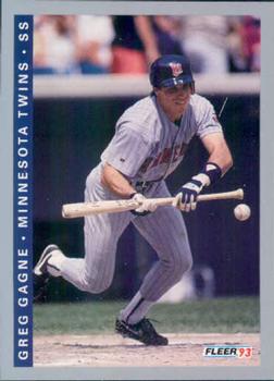 #264 Greg Gagne - Minnesota Twins - 1993 Fleer Baseball