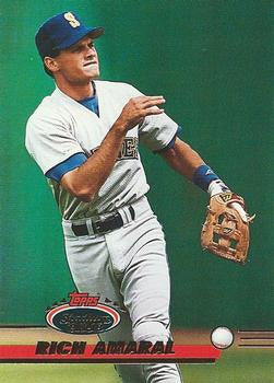 #264 Rich Amaral - Seattle Mariners - 1993 Stadium Club Baseball