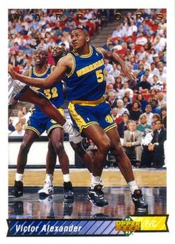 #264 Victor Alexander - Golden State Warriors - 1992-93 Upper Deck Basketball