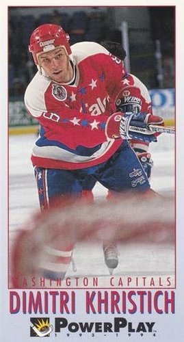 #264 Dmitri Khristich - Washington Capitals - 1993-94 Fleer PowerPlay Hockey