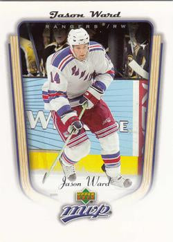#264 Jason Ward - New York Rangers - 2005-06 Upper Deck MVP Hockey