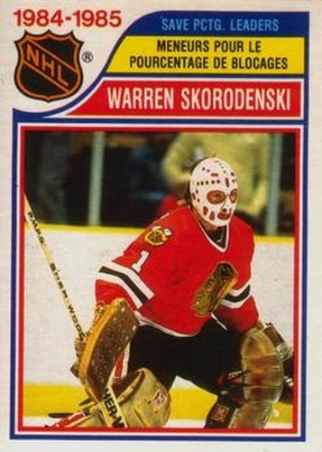 #264 Warren Skorodenski - Chicago Blackhawks - 1985-86 O-Pee-Chee Hockey