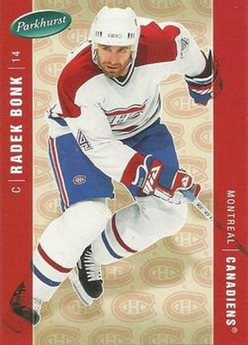 #264 Radek Bonk - Montreal Canadiens - 2005-06 Parkhurst Hockey