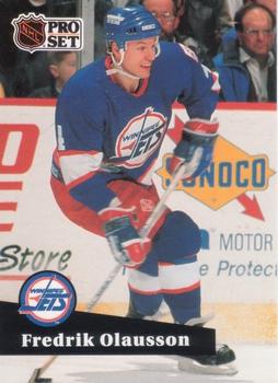 #264 Fredrik Olausson - 1991-92 Pro Set Hockey