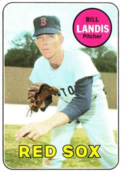 #264 Bill Landis - Boston Red Sox - 1969 Topps Baseball