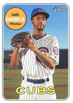#264 Carl Edwards Jr. - Chicago Cubs - 2018 Topps Heritage Baseball