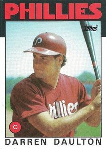 #264 Darren Daulton - Philadelphia Phillies - 1986 Topps Baseball