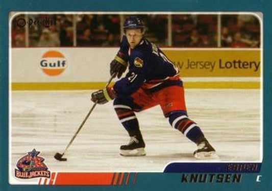 #264 Espen Knutsen - Columbus Blue Jackets - 2003-04 O-Pee-Chee Hockey