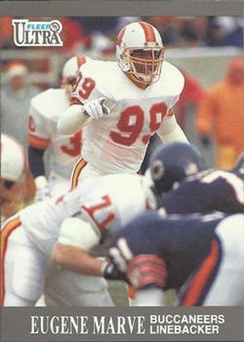 #264 Eugene Marve - Tampa Bay Buccaneers - 1991 Ultra Football